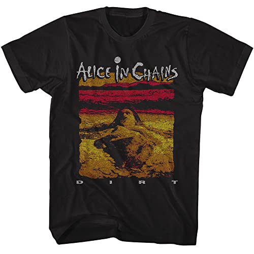 Alice in Chains T-Shirt Dirt Album Cover Mens Short Sleeve T